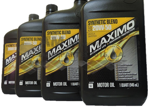 Aceite De Motor Semi Sintetico 20w50 Importado Maximo