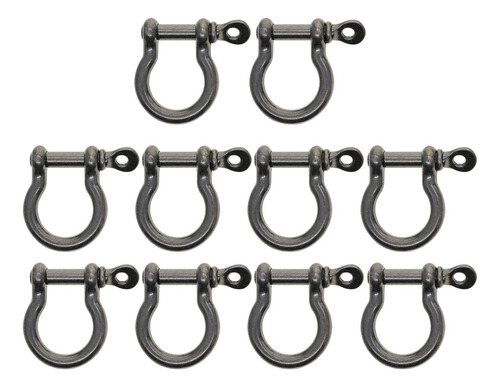 2 Heavy Duty Bow Shackle Keychain Bundle For Diy 2 Pcs