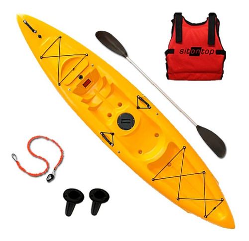 Kayak Sunrider + Chaleco + 2 Posa Cañas + Salva Remo