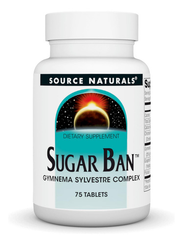 Source Naturals Sugar Ban Gymnema Sylvestre 75 Tabletas