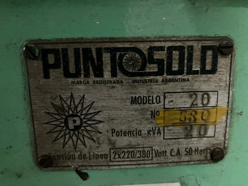 Soldadora De Punto 20kva