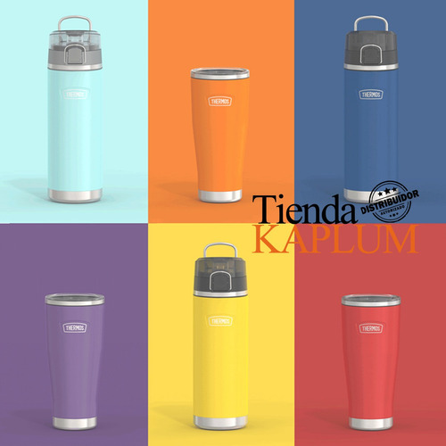 Thermos Icon Botella Térmica 710ml De Acero Inoxidable Granito