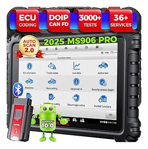 Escáner Automotriz Autel Maxisys Ms 906 Max Potente Y Mejor