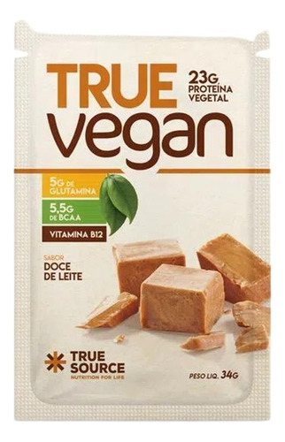 Kit 6x Proteína True Vegan Sachê 34g - True Source