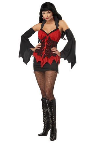Disfraz De Vampira Sexy Para Mujer Talla: S Halloween