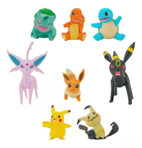 Pokemon - 2 Figuras De Batalha - Bulbasauro E Pikachu - Sunny