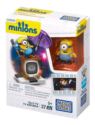 Megablocks Minions Silly Tv Absurda Minion Carl Villano Favo 37 (Usado)