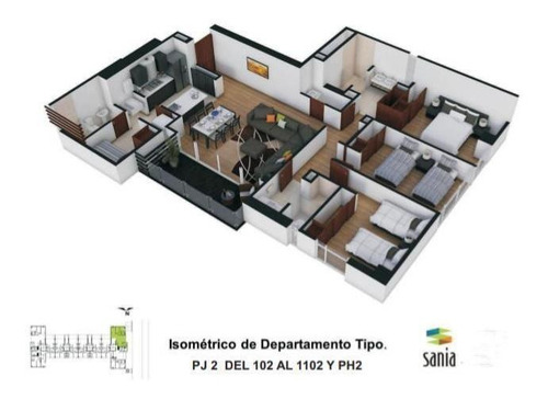 Hermoso Departamento De Lujo Torre Sania En Venta En Guadala