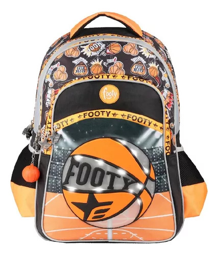 Mochila Footy Original Basket, Con Luz Led