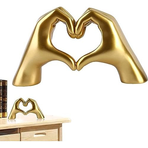 **estatuas De Dedo Forma De Corazón Mano - Decoración...