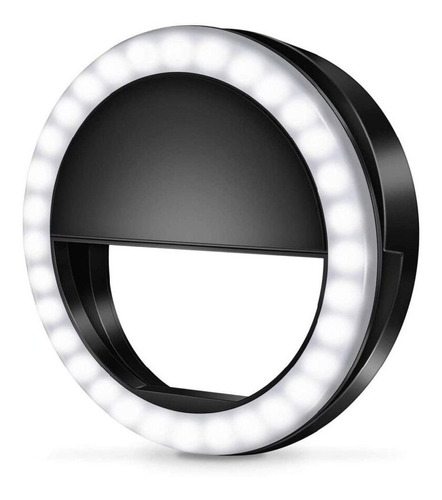 Aro De Luz Led Celular Selfie Recargable Usb Ring Light