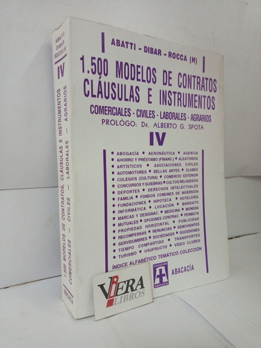 1500 Modelos De Contratos, Cláusulas E Instrumentos / Abatti