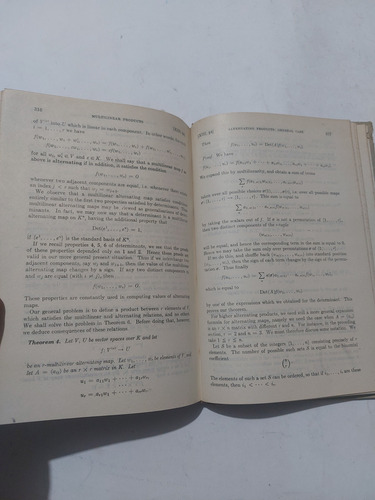Libro Algebra Lineal Serge Lang (Usado)