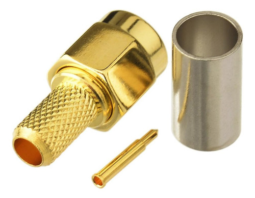 Set De Conectores Coaxial Bingfu, Macho, 10 Pcs