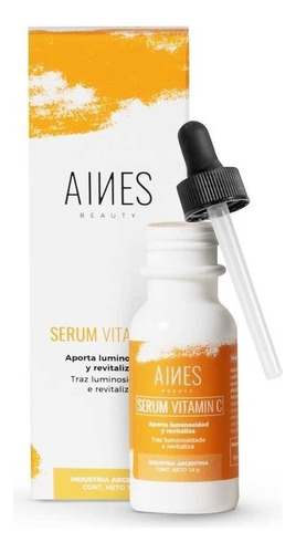 Serum Aines Beauty Vitamin C Ilumina Y Revitaliza 18 Gr Momento de aplicación Día Tipo de piel Todo tipo de piel