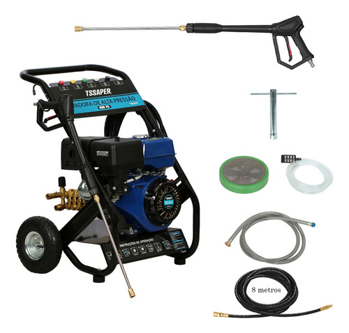 Lavadora De Alta Pressão A Gasolina Com Rodas 15cv 4000 Psi