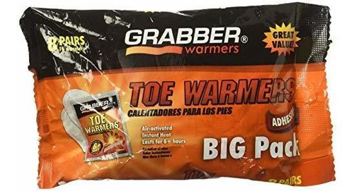 Brand: Grabber Calentadores De Toe Agarre 8-pack 2014