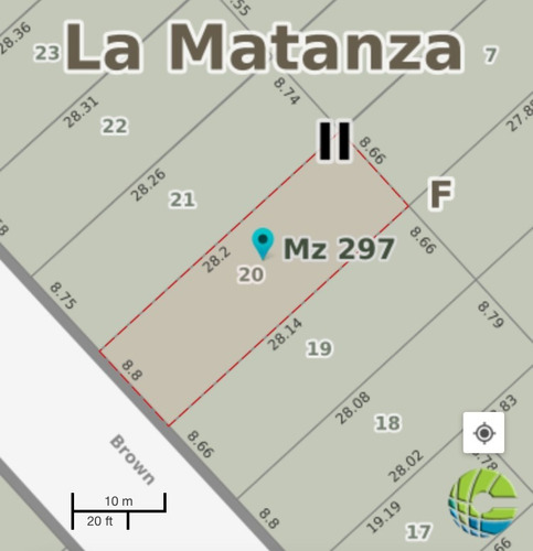 Lote De 8.80 X 28 - Venta - Ramos Mejía Sur