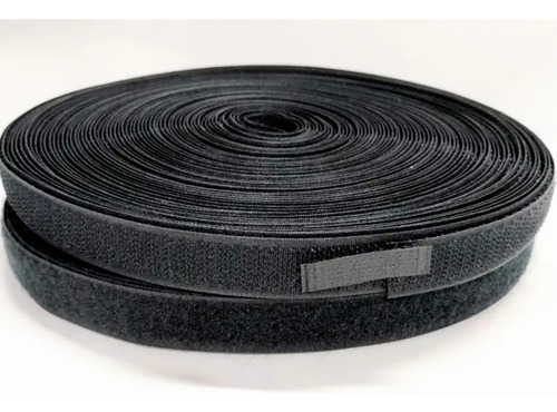 Velcro Abrojo 2cm X 10m El Rollo Mas Económico Del Mercado Negro