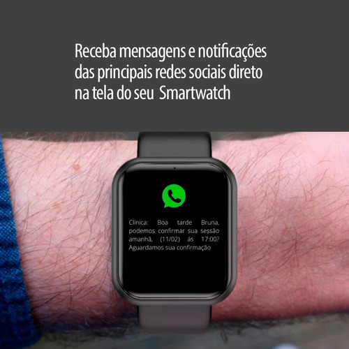Imagem 8 de 8 de Relogio Inteligente Smartwatch D20