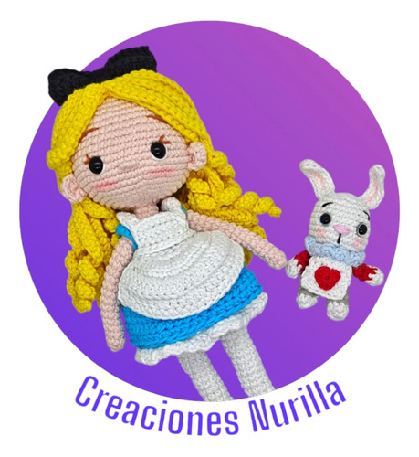 Conejo Y Alicia En El País De Las Maravillas - Crochet