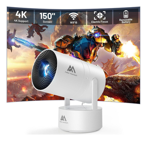 Proyector Portátil Aubor Mentech X3 1080p Wifi Bluetooth