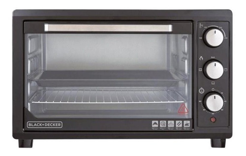 Forno de bancada elétrico Black+Decker FT50P 50L preto 127V