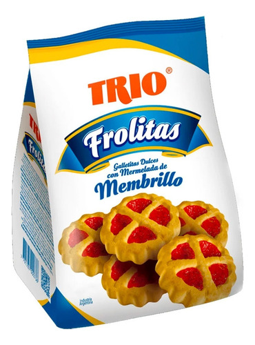 Galletitas Frolitas Trio 500g Galletas Mermelada Membrillo