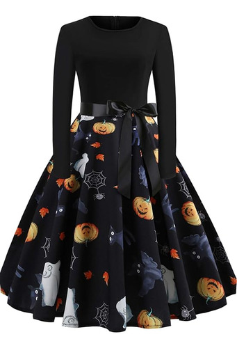 Vestidos De Halloween Para Mujer De Manga