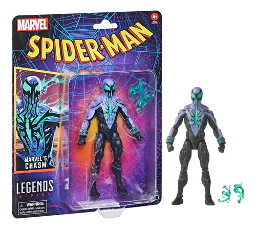 2025 Figura De Acción Legends Spiderman Chasm, Spiderman