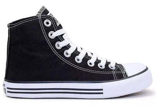 Tênis Converse Chuck Taylor All Star cano alto plataforma - Preto, Preto/azul,  11 Women/9 Men