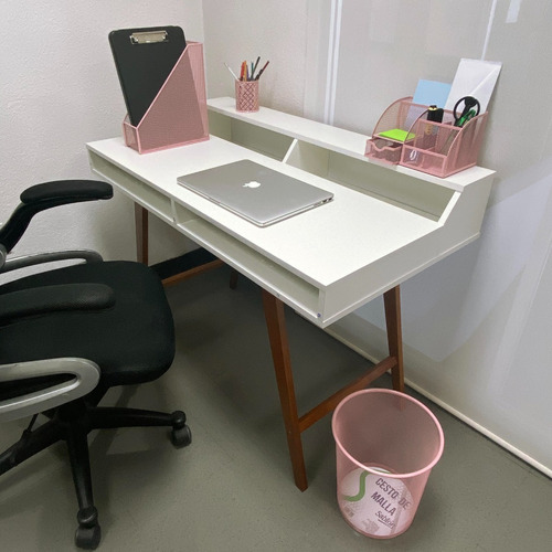 Juego Para Oficina Mesh Oro Rosa