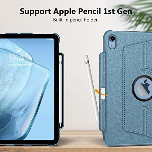 Funda Para iPad 10th Generacion Giratoria 360 - Ocean Blue