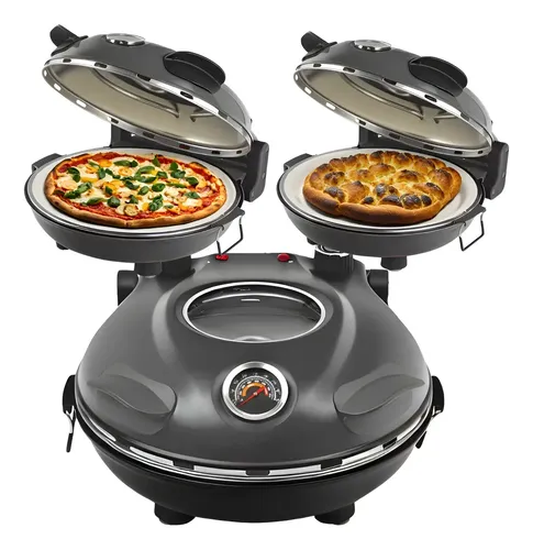 Forno De Pizza Labravia Caseiro Pedra Ceramica Grafite 127v