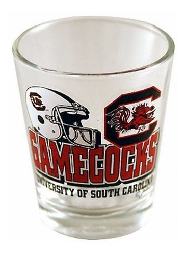 Ncaa Carolina Del Sur Fighting Gamecocks Casco Shotglass