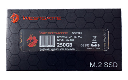 Disco Sólido Interno Westgatte 250gb M.2 Nvme 