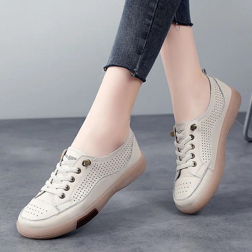 Zapato Informales Verano Mujer,mocasines Planos Sin Cordones