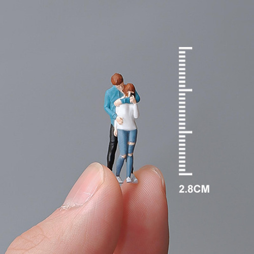 Figura De Diorama A Escala 1/64, Parejas De Personajes,