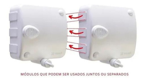 Varal Modular Stendmax Recolhe Automático 3 Módulos 6m Cada Branco