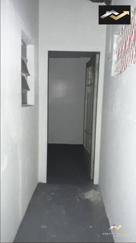Salão Para Alugar, 400 M² Por R$ 6.500,00/mês - Jardim - Santo André/sp - Sl0157