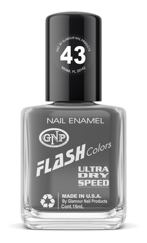 Esmalte Flash Colors De Gnp 15ml Nro.43