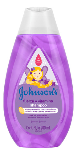 Shampoo Johnson's Fuerza Y Vitamina 200ml