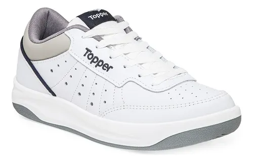 Zapatillas Topper X Forcer Adulto Tenis 100 Cuero Flor