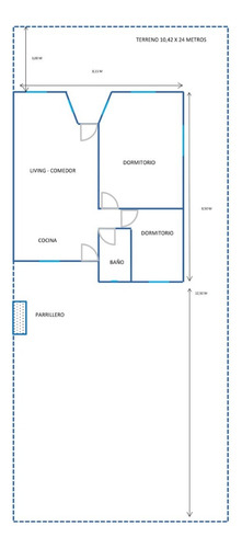 Casa De 2 Dormitorios Con Terreno A La Venta G.dro Baigorria