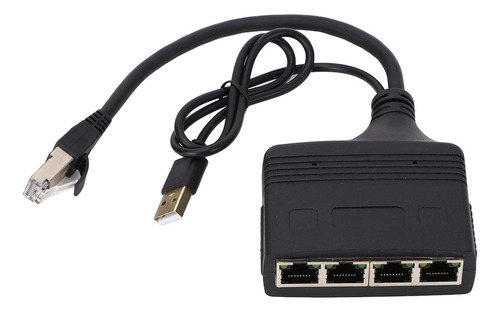 Divisor Ethernet De Red Rj45 Gigabit 1 Entrada 4 Salidas 100