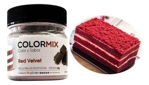 Colorante Sabor Y Color Polvo Comestible Colormix Red Velvet