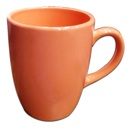 Jarro Mug Taza Bombe Ceramica 270ml Colores Pettish Online Color Naranja