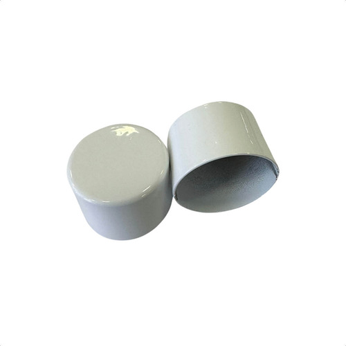 Ponteira Para Varão De Cortina 28mm Alumínio 2 Unidades Cor Branco
