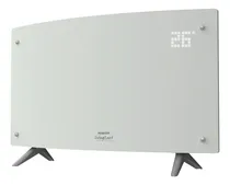 Comprar Calefactor Eléctrico Vitroconvector Curvo De Vidrio Peabody PE-VQD20B 2000w Blanco