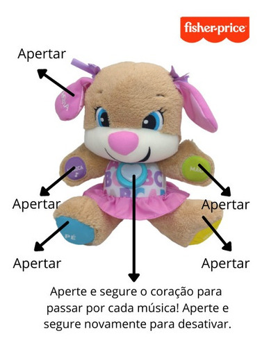Cachorro de peluche Smart Stages Sis - Fisher Price